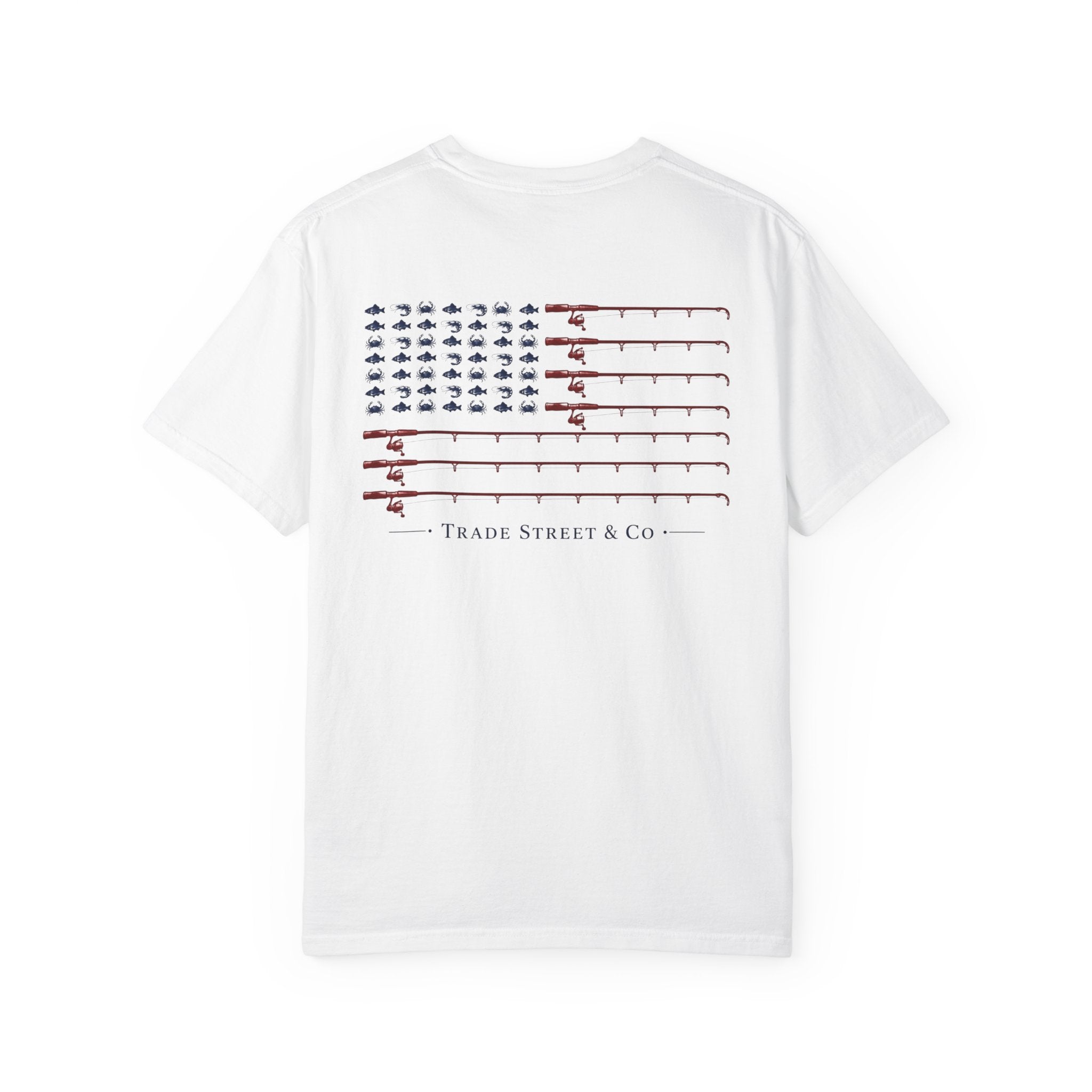Gone Fishin’ Flag Tee