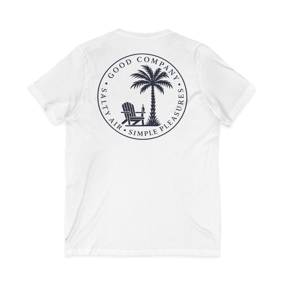 Chair and Palm V-Neck Tee