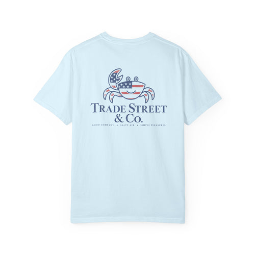 American Flag Happy Crab Tee