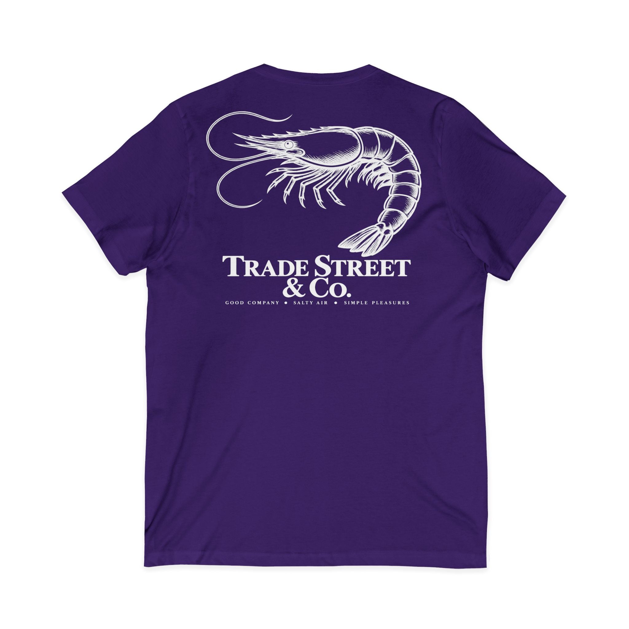 Coastal Shrimp V-Neck Tee