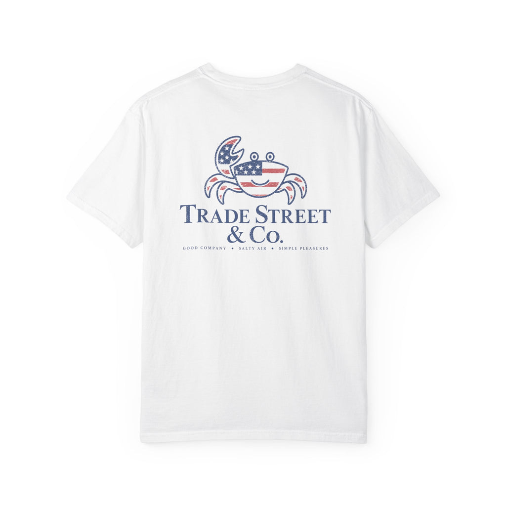 American Flag Happy Crab Tee