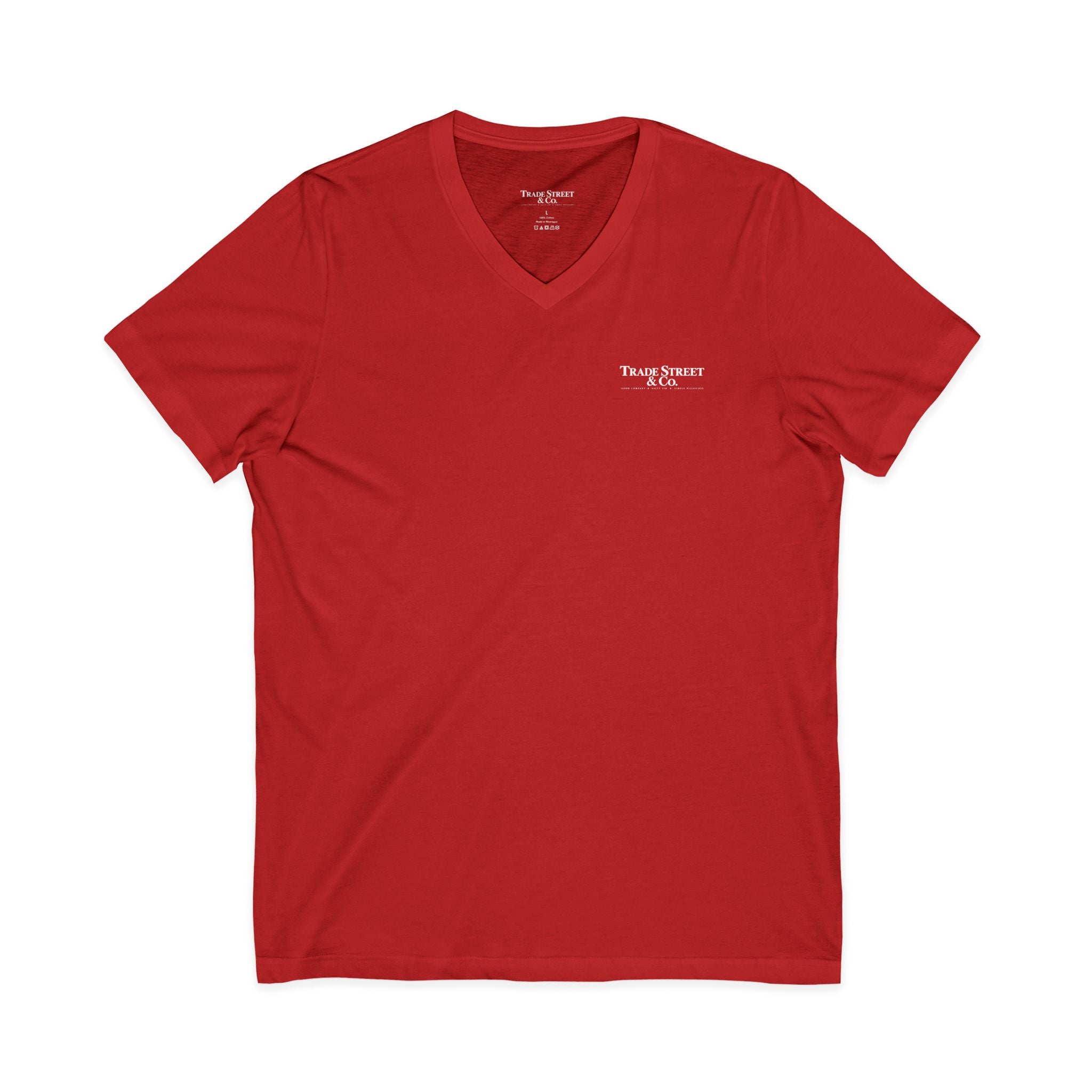 Coastal Shrimp V-Neck Tee