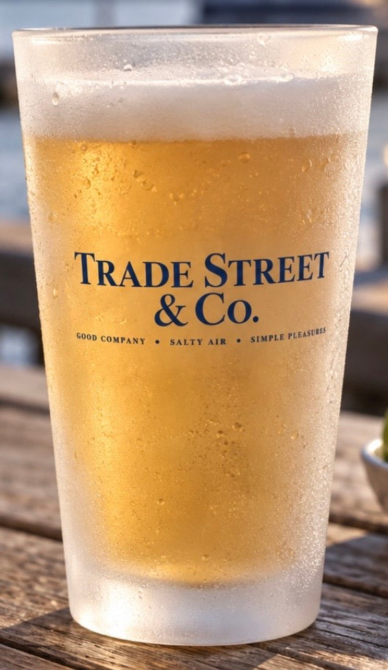 Trade Street & Co. Frosted Pint Glass 16oz
