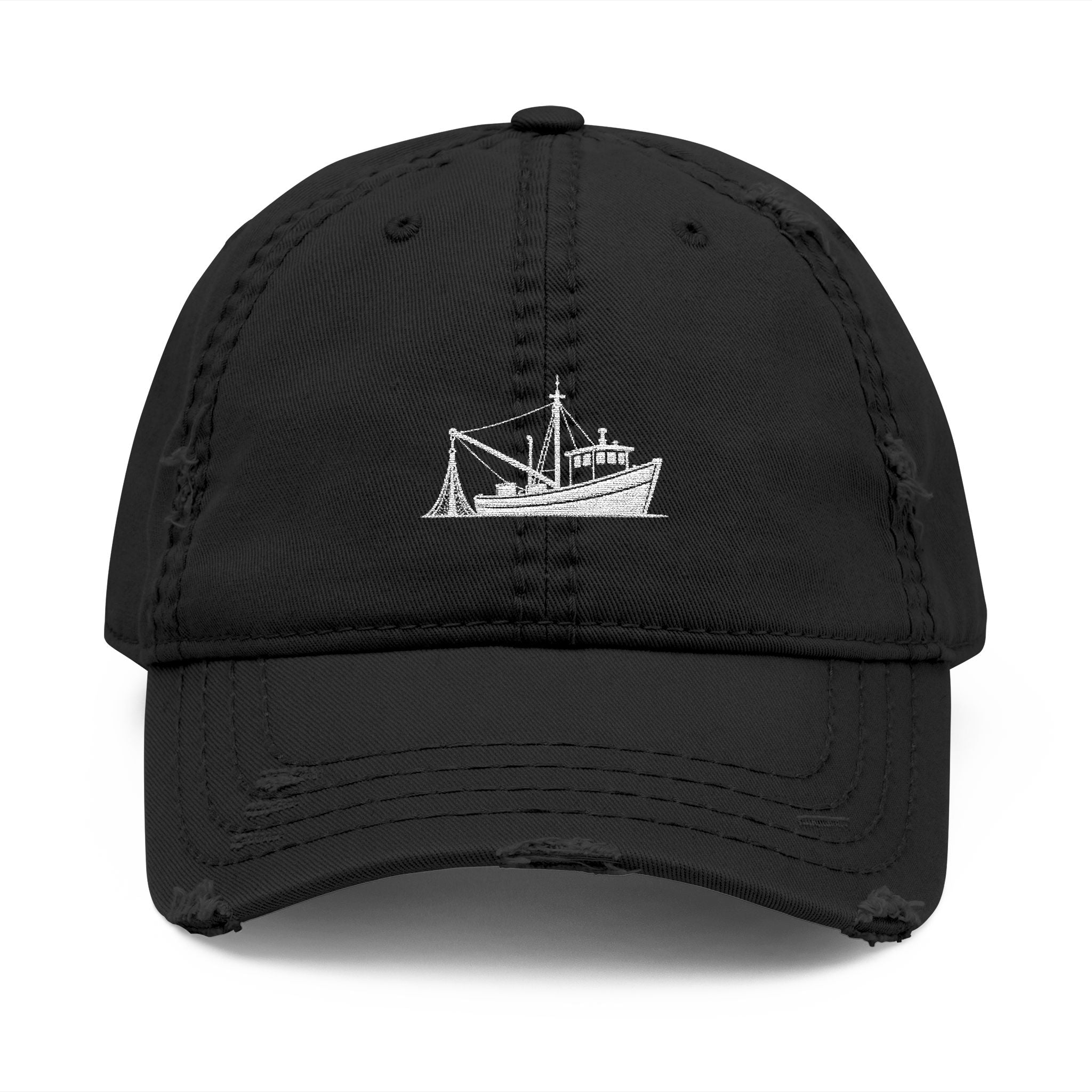 Classic Coastal Shrimp Boat Ball Cap