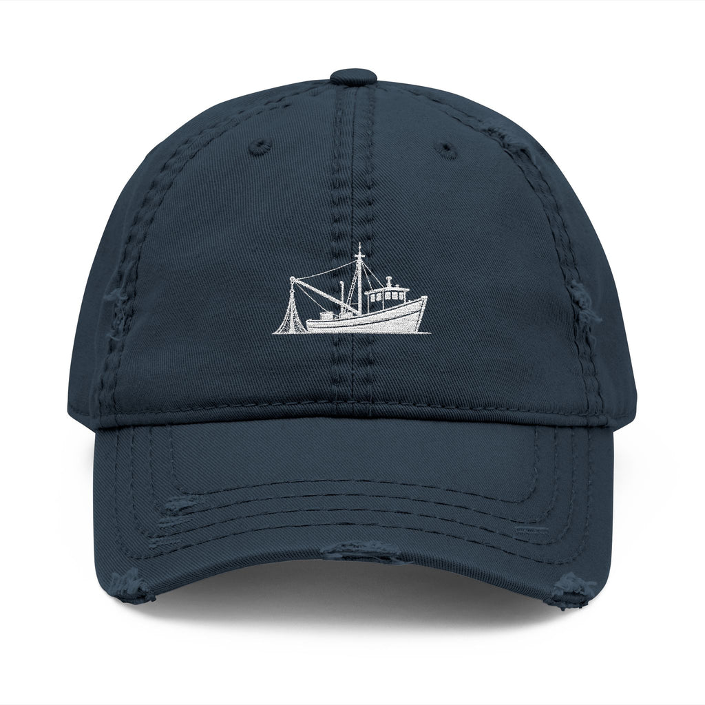 Classic Coastal Shrimp Boat Ball Cap