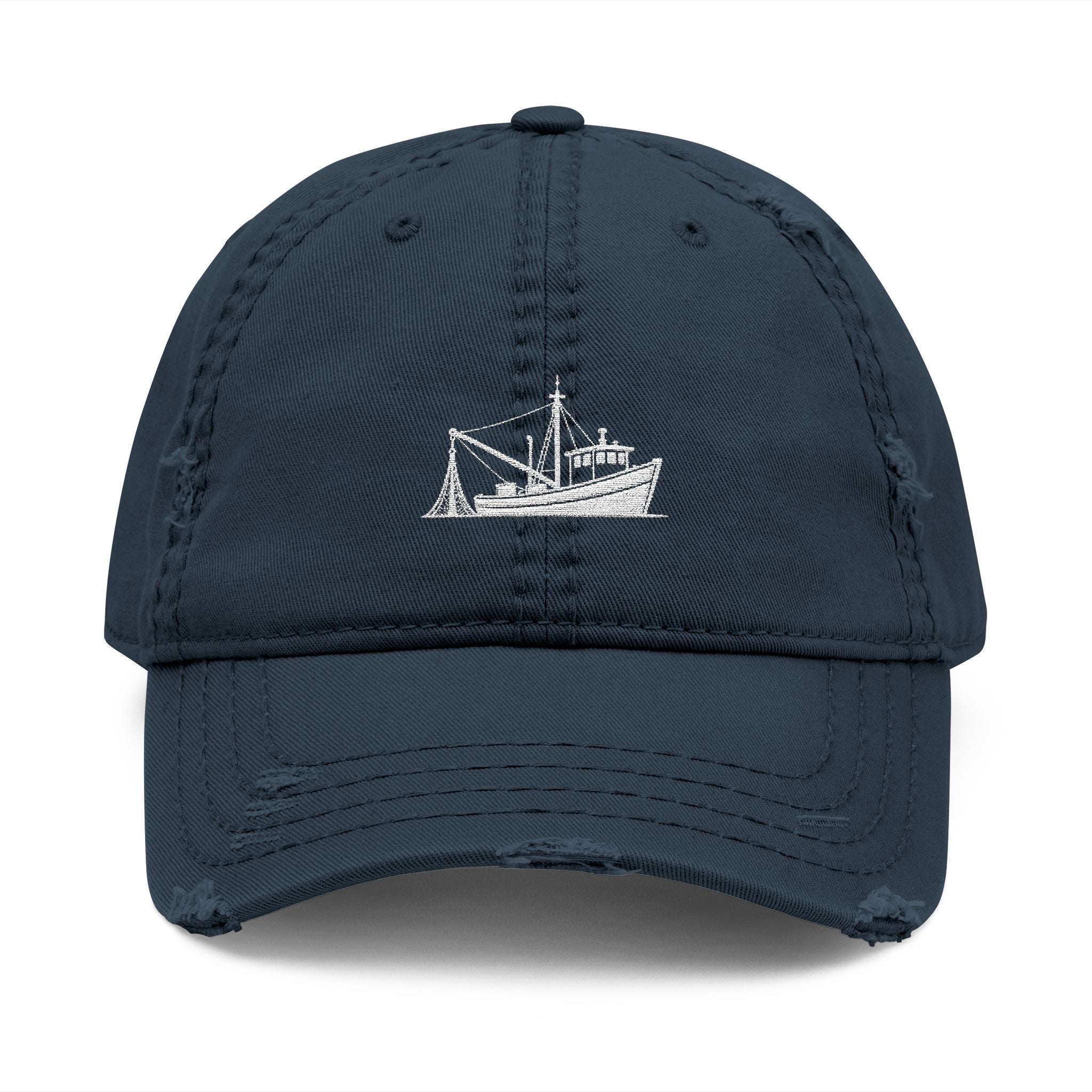 Classic Coastal Shrimp Boat Ball Cap