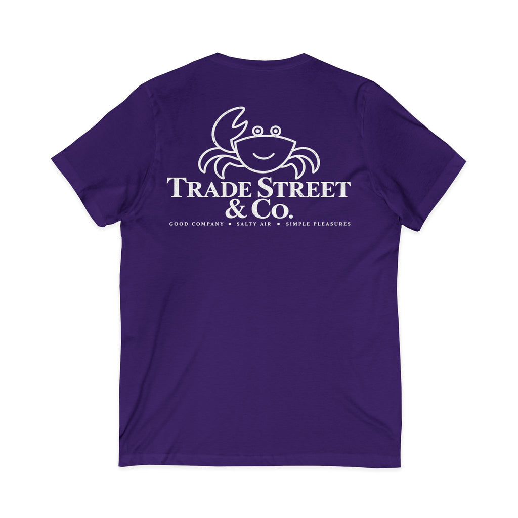Happy Crab V-Neck Tee