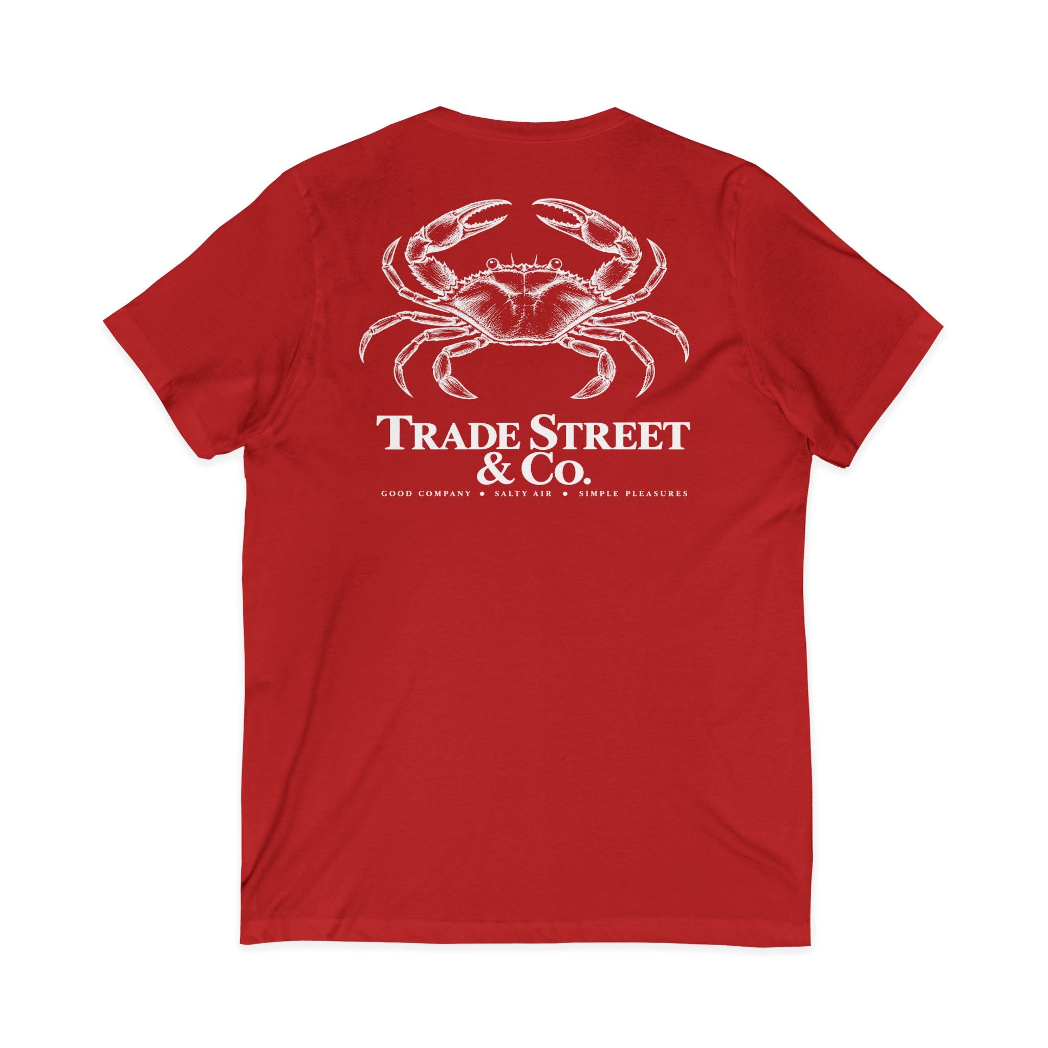 Blue Crab V-Neck Tee