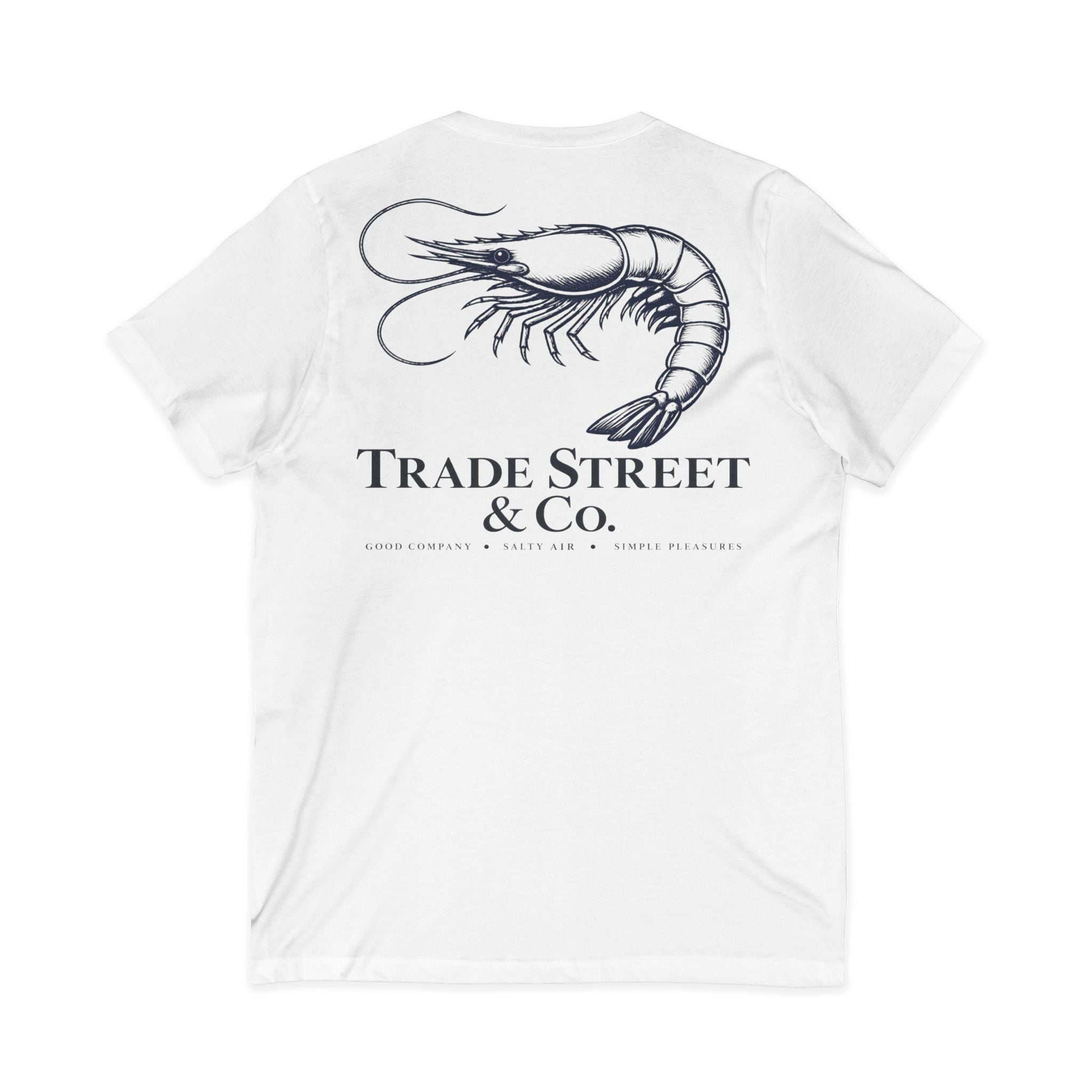 Coastal Shrimp V-Neck Tee