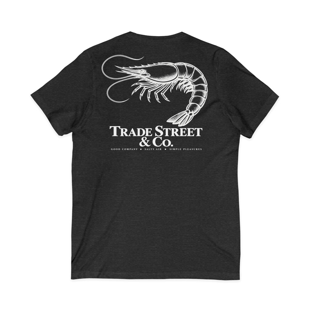 Coastal Shrimp V-Neck Tee