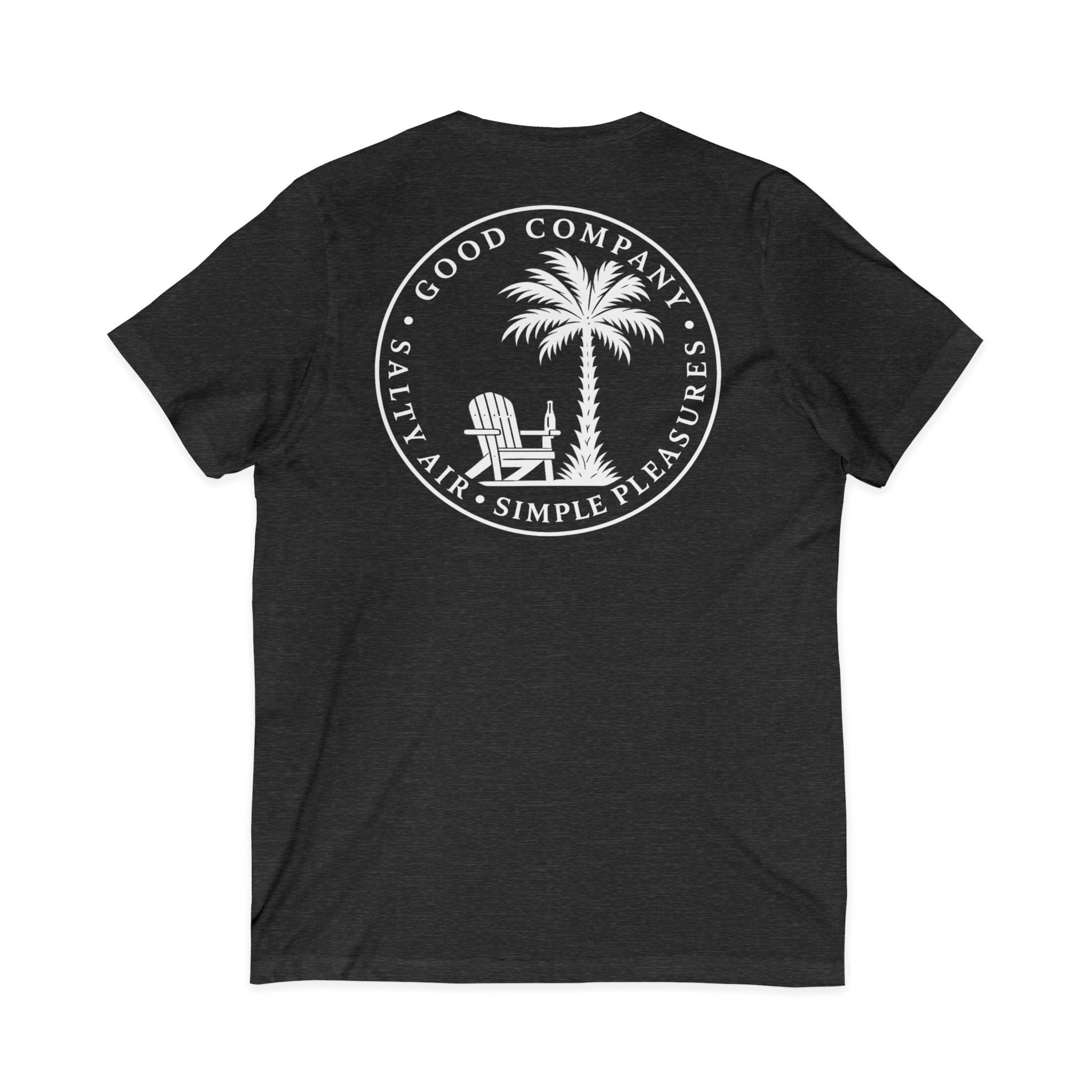 Chair and Palm V-Neck Tee