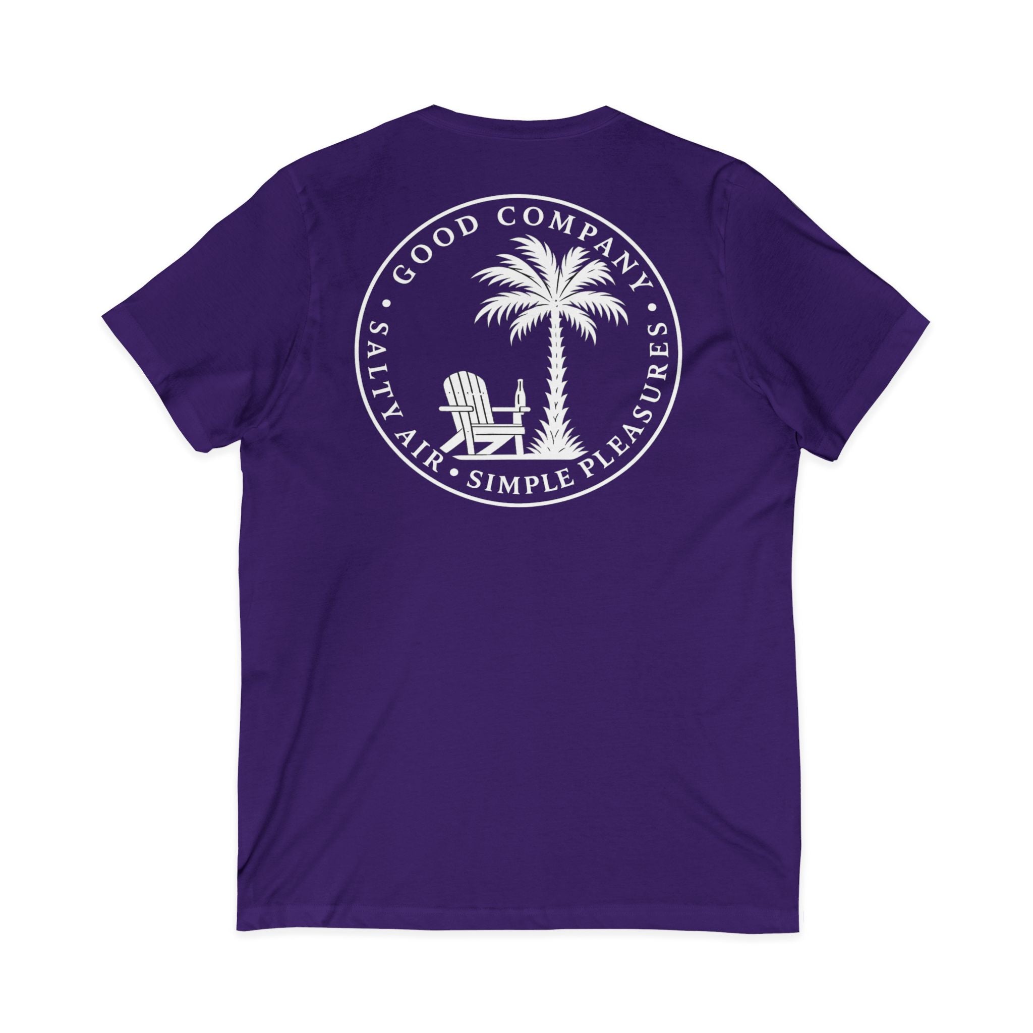 Chair and Palm V-Neck Tee