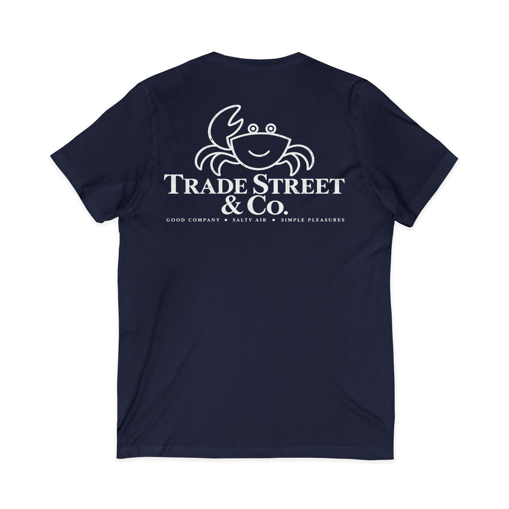 Happy Crab V-Neck Tee