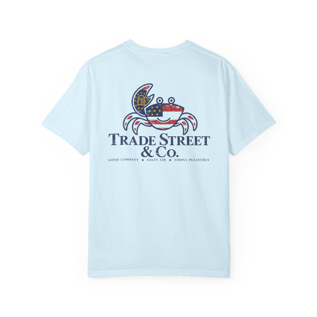 Georgia Flag Happy Crab Tee