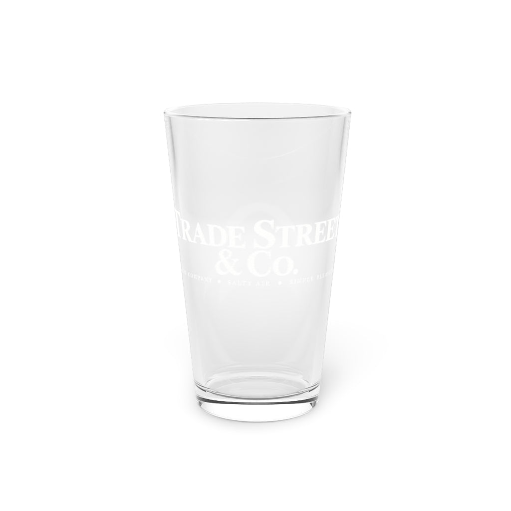Trade Street & Co. Pint Glass - 16oz engraved