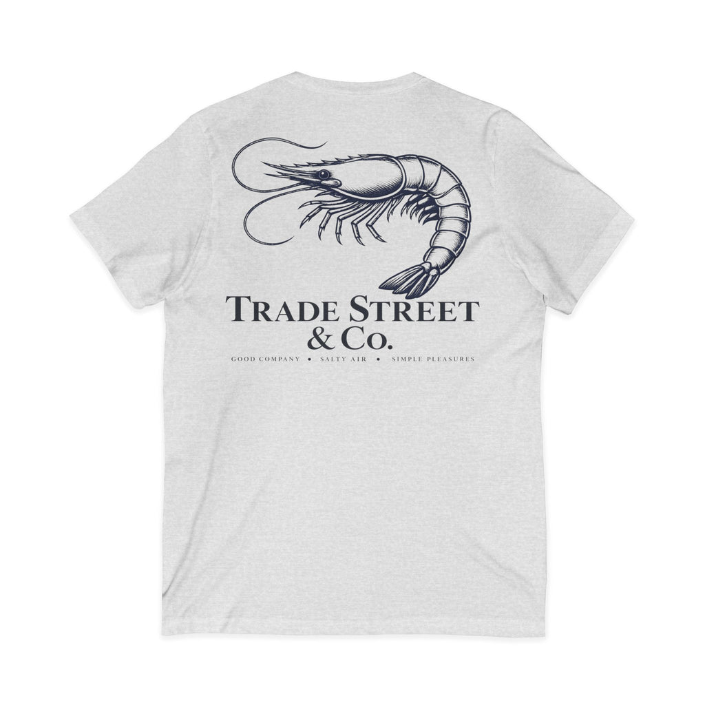 Coastal Shrimp V-Neck Tee