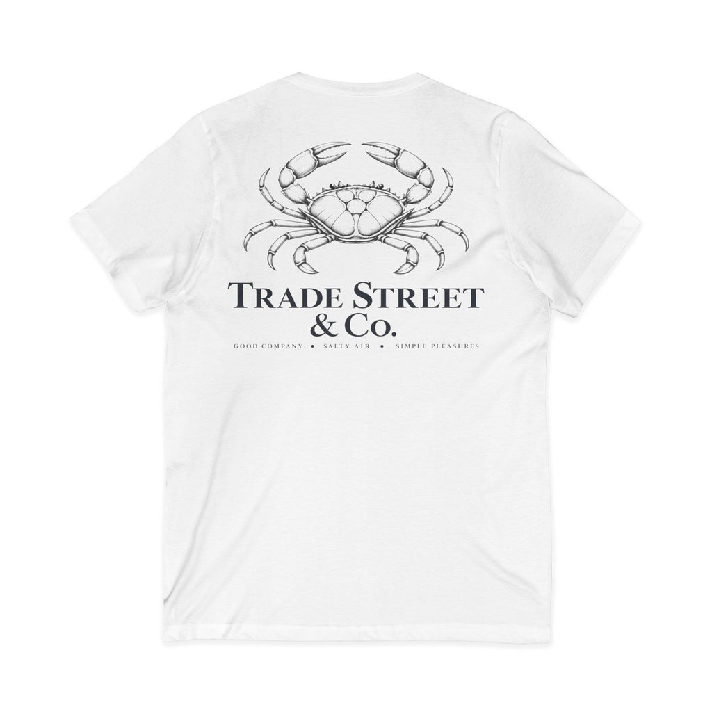 Blue Crab V-Neck Tee