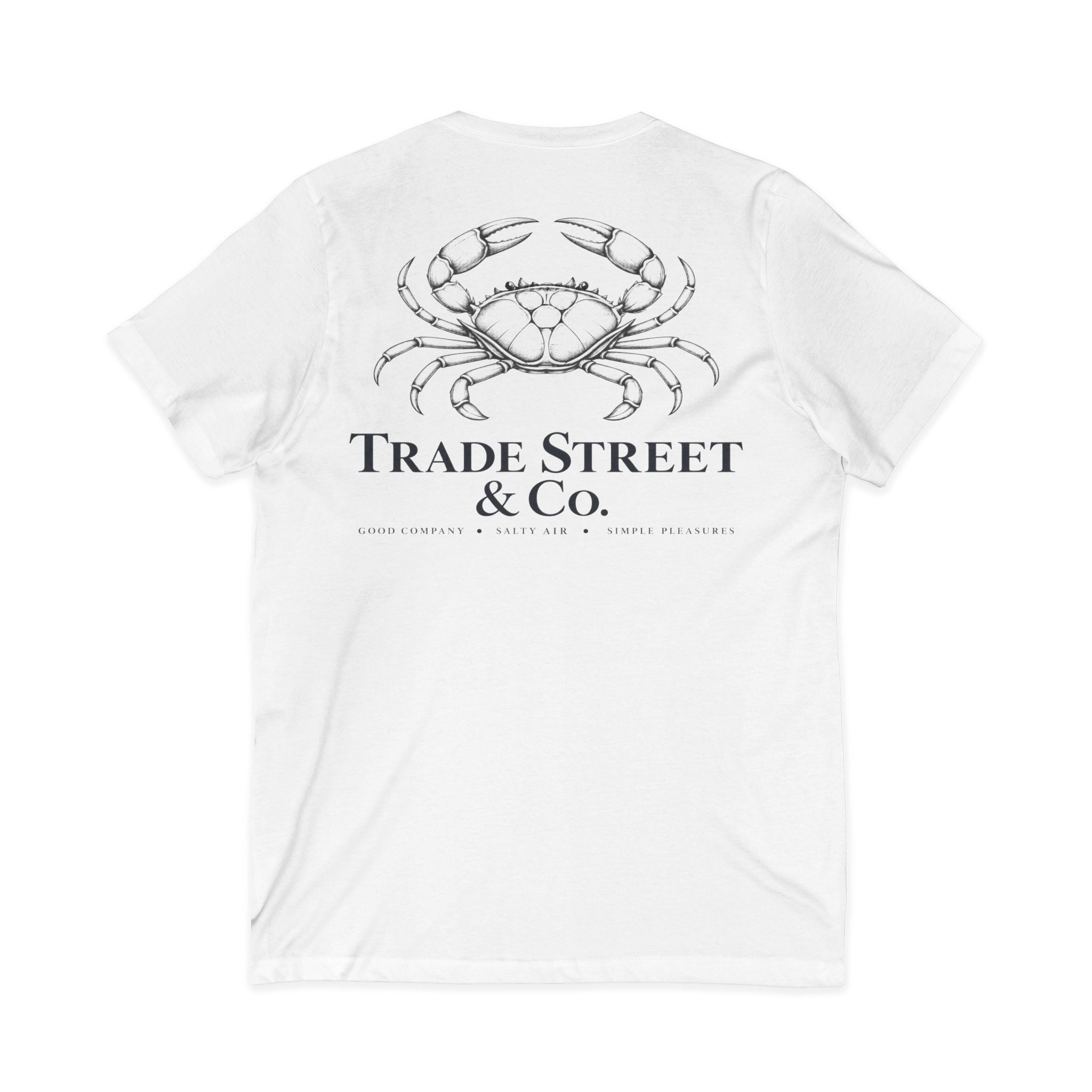 Blue Crab V-Neck Tee