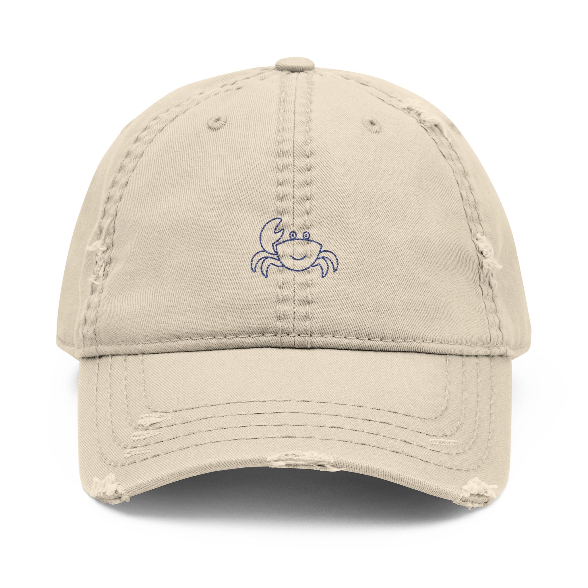 Khaki Happy Crab Ball Cap