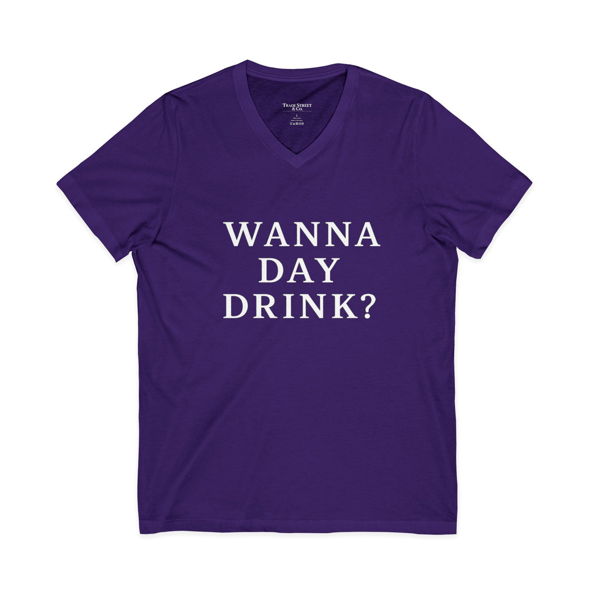 Wanna Day Drink? V-Neck Tee