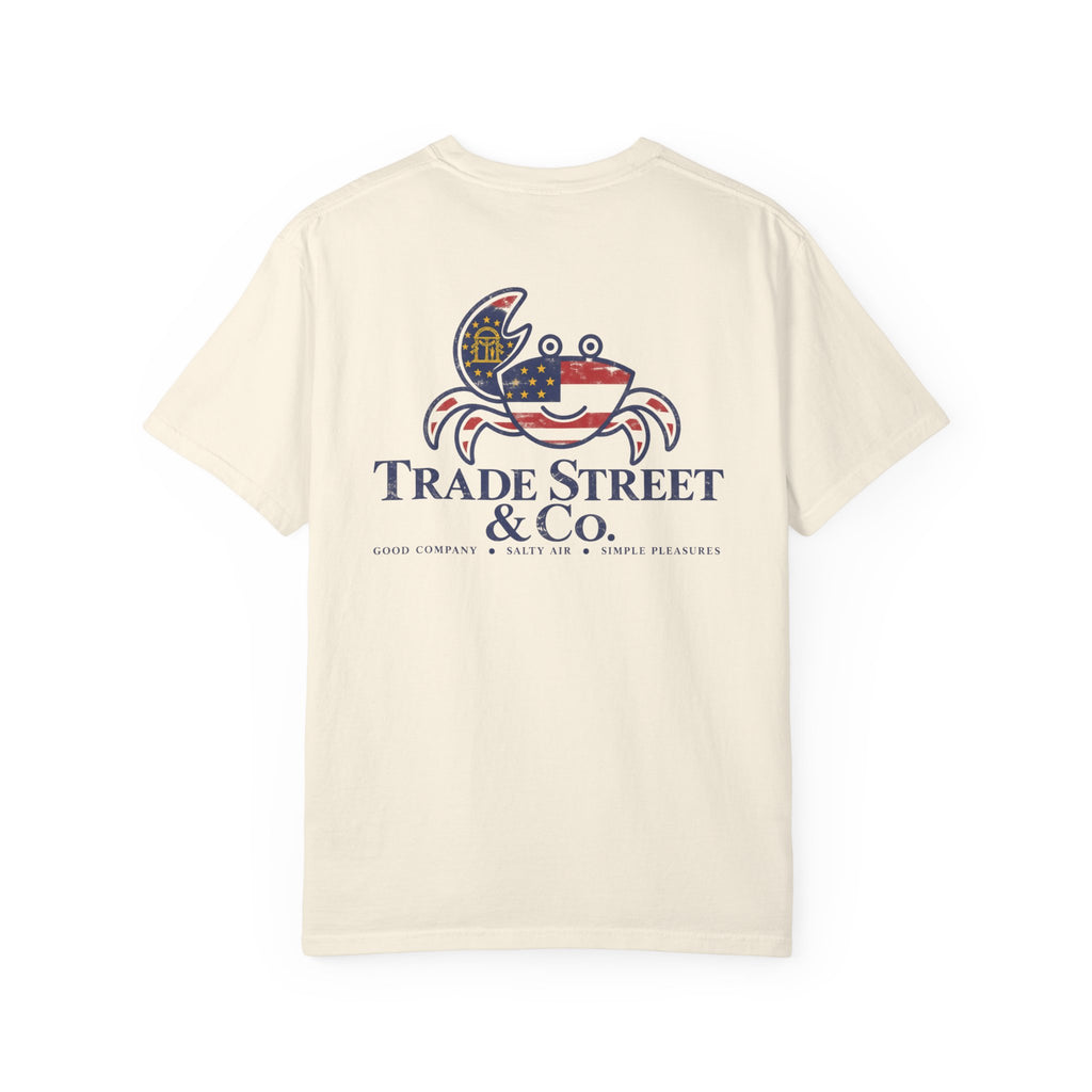 Georgia Flag Happy Crab Tee