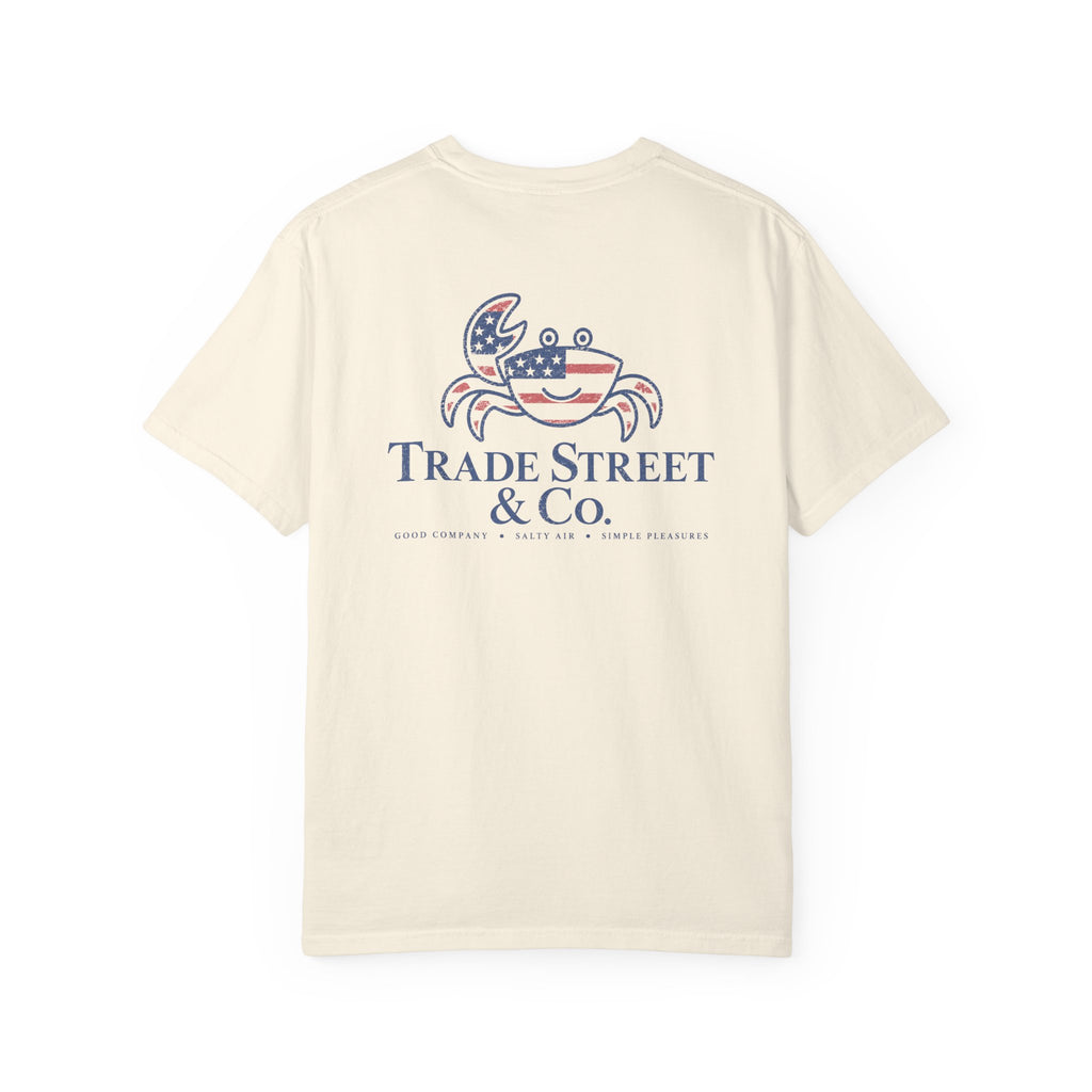 American Flag Happy Crab Tee