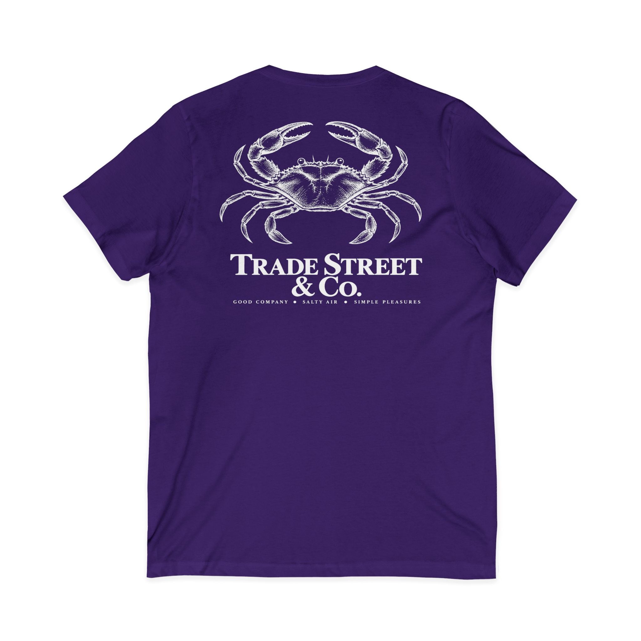 Blue Crab V-Neck Tee