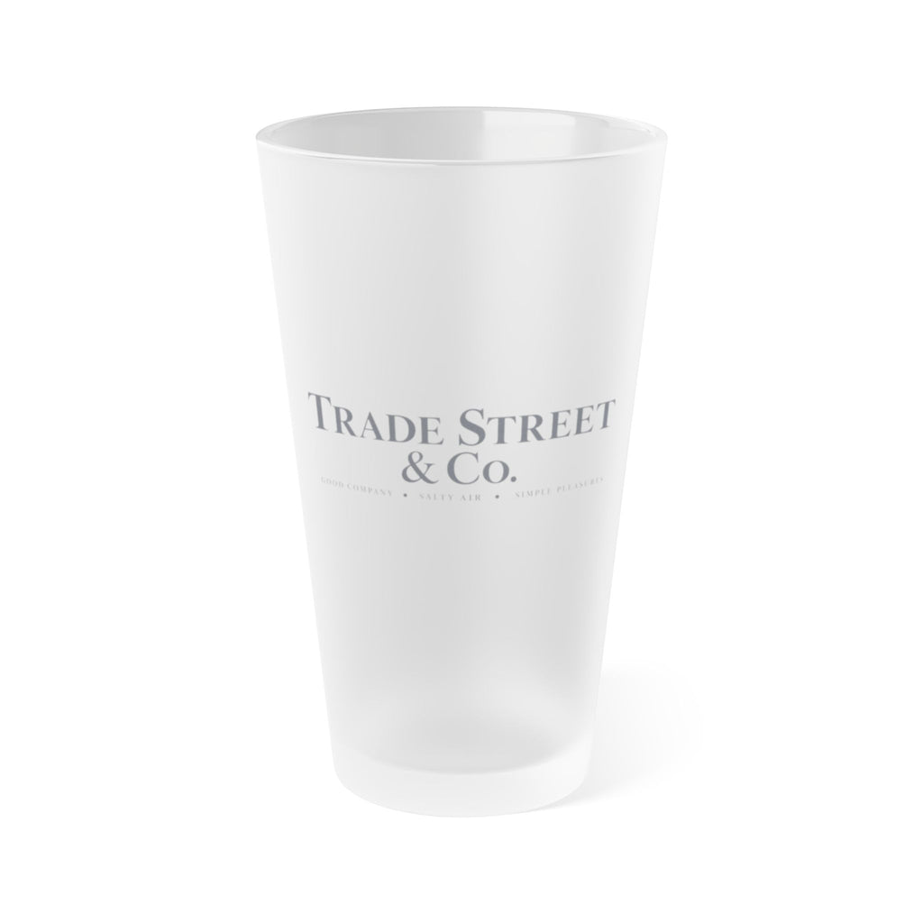 Trade Street & Co. Frosted Pint Glass 16oz