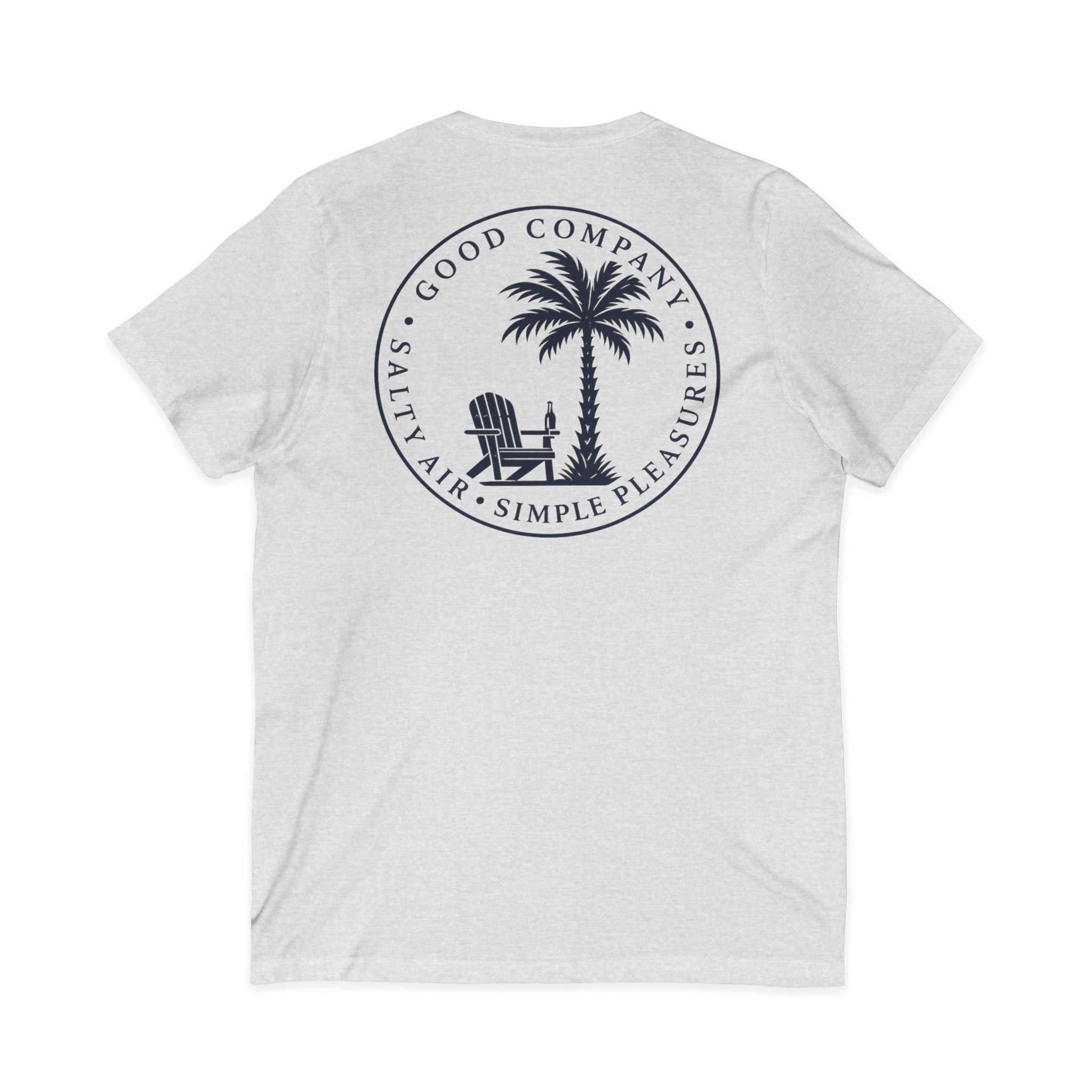 Chair and Palm V-Neck Tee