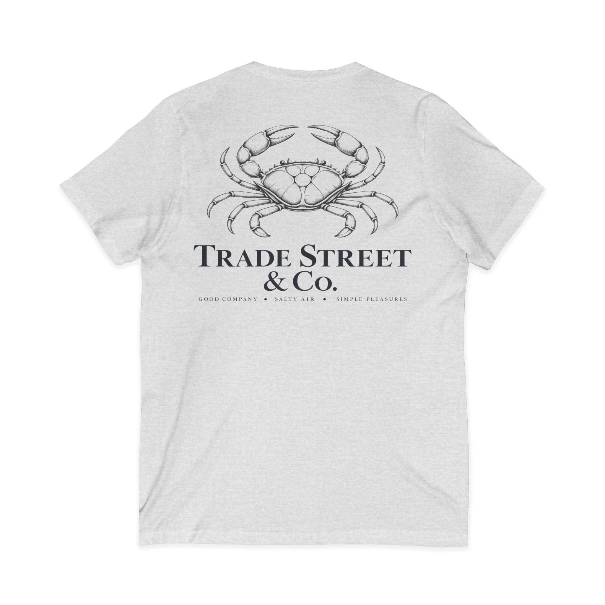Blue Crab V-Neck Tee