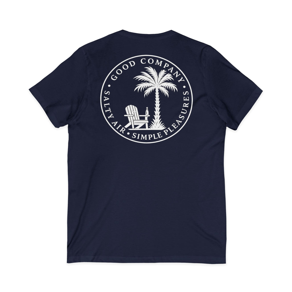 Chair and Palm V-Neck Tee