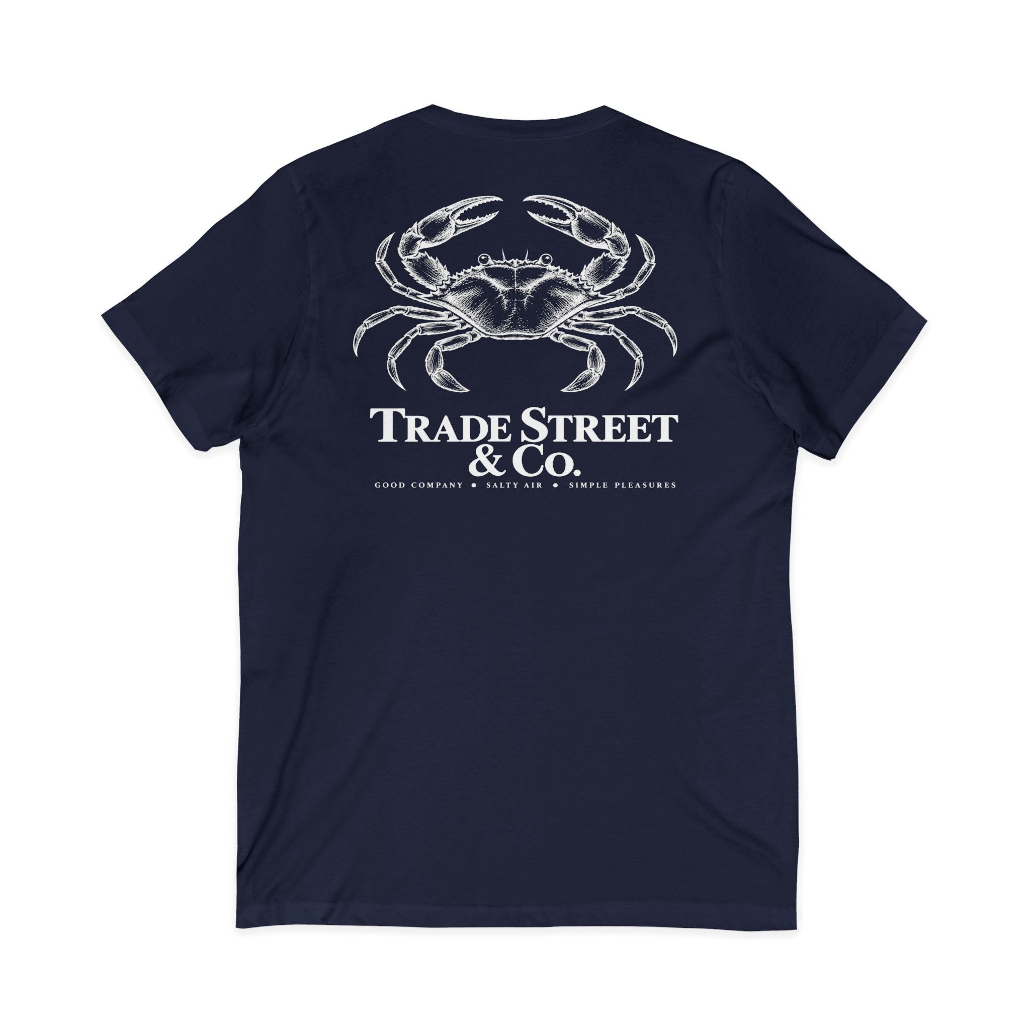 Blue Crab V-Neck Tee